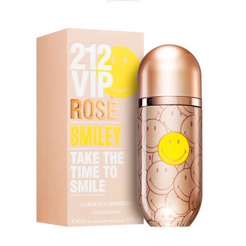 212 VIP Rose SMILEY Limited Edition EDP 80ml (Ladies)