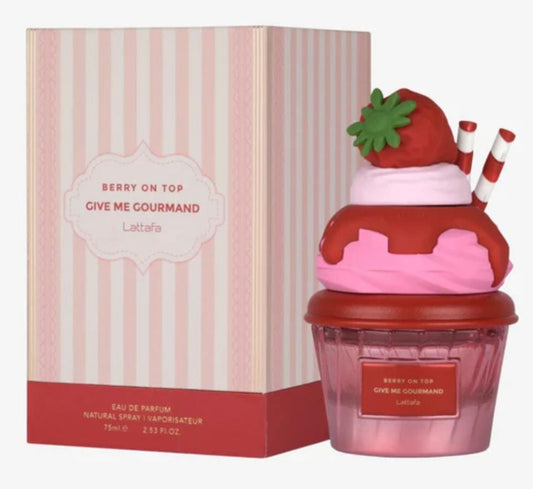 Lattafa Give me Gourmand Berry on Top