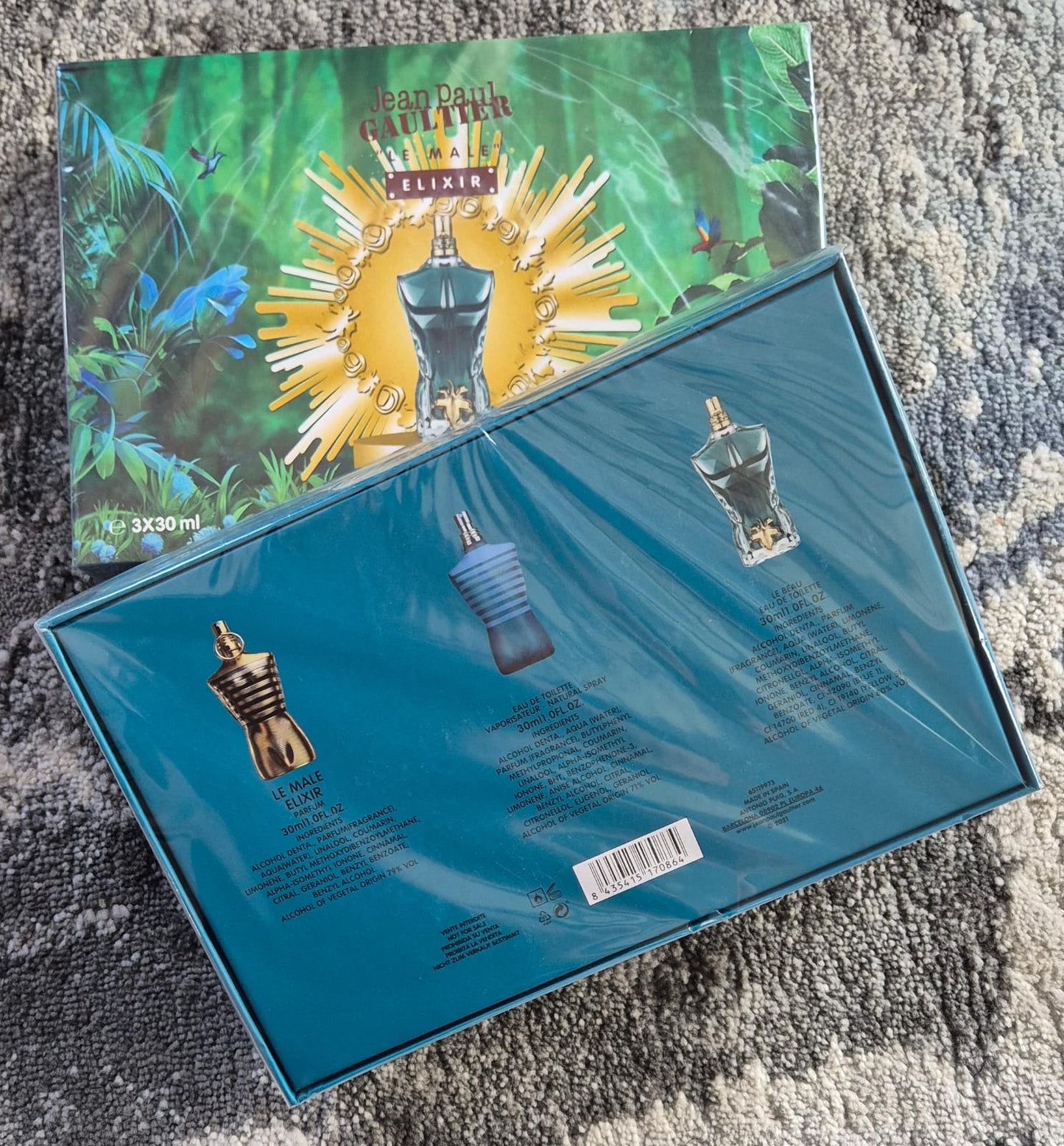 Jean Paul Gaultier Edt/Le Male Elixir/Le Beau Set