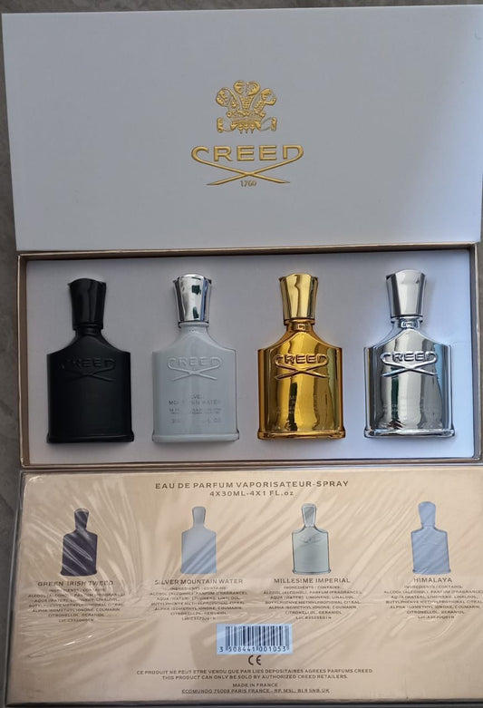 Creed Giftset White Box 4x 25ml