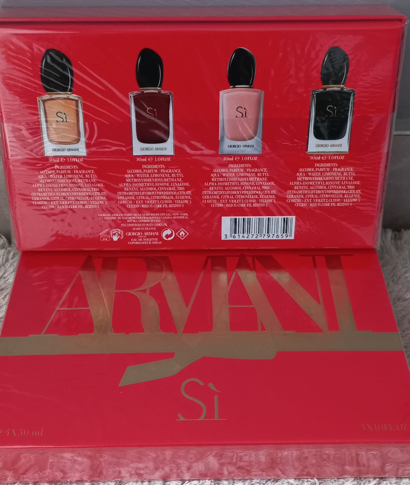 Giorgio Armani Si Giftset 4x 25ml Bottles