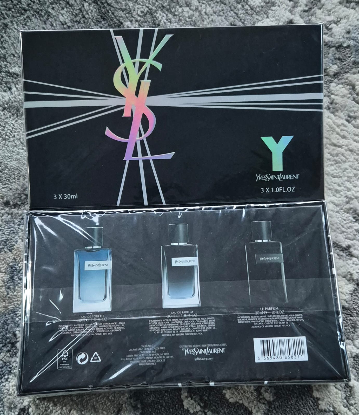 YSL 'Y' Set (3x30ml) Men